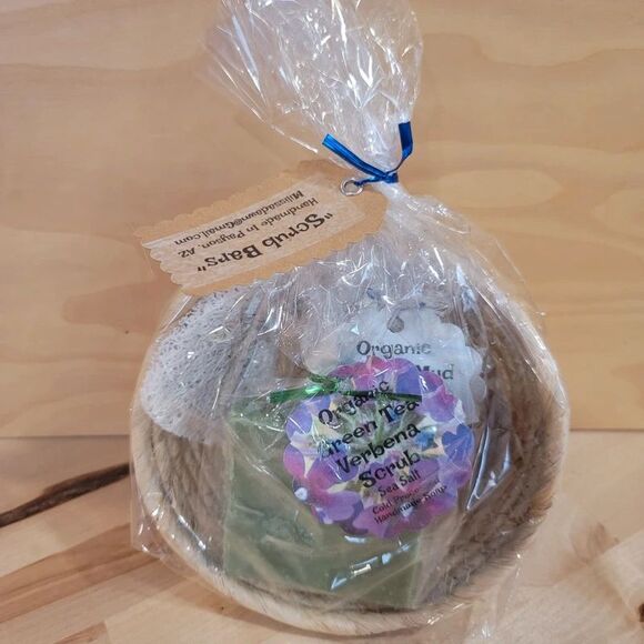 Other - Homemade Soap Bar Scrubber Gift Basket